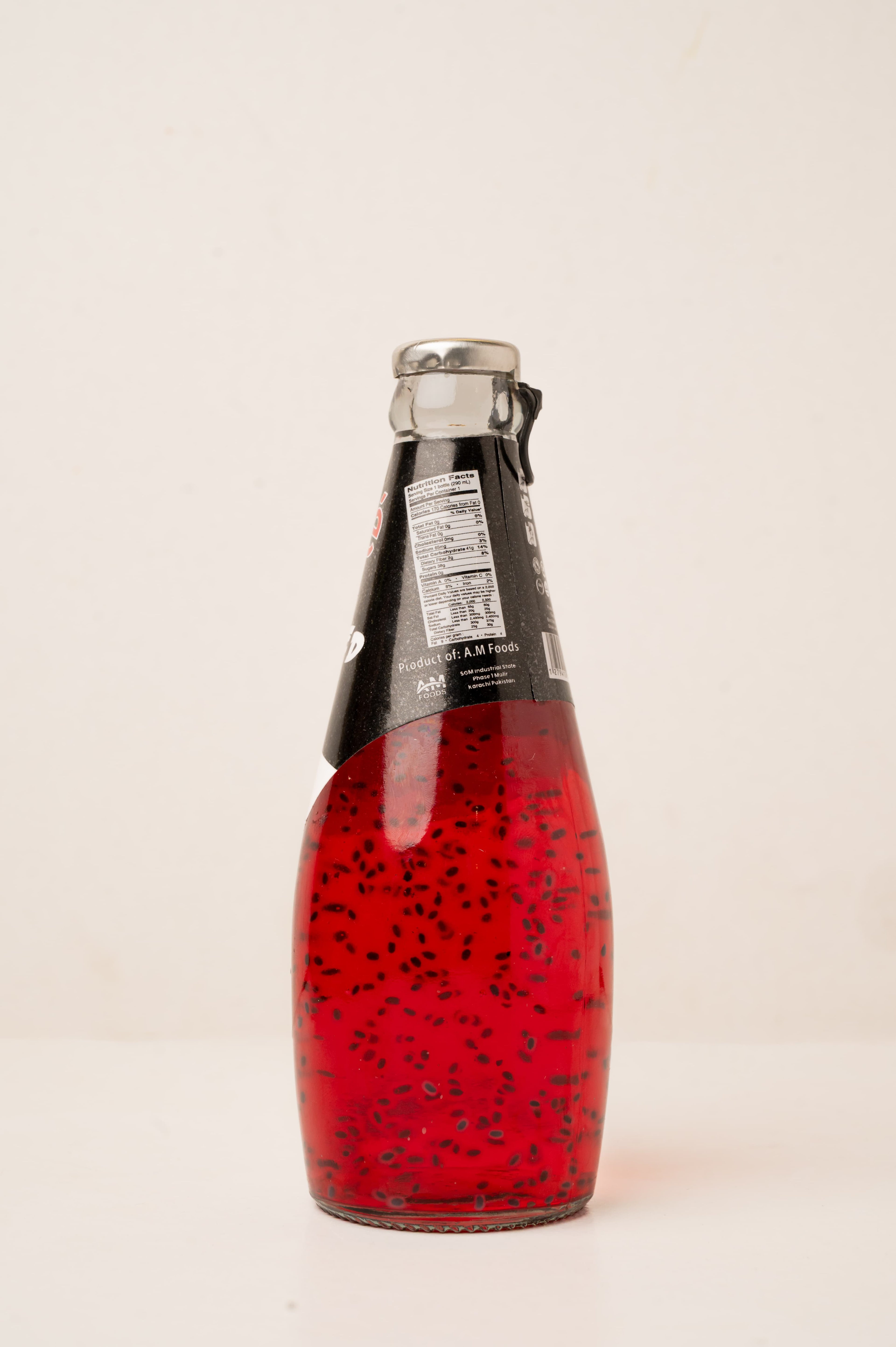Fizzé Strawberry Basil Seed Drink 290ml