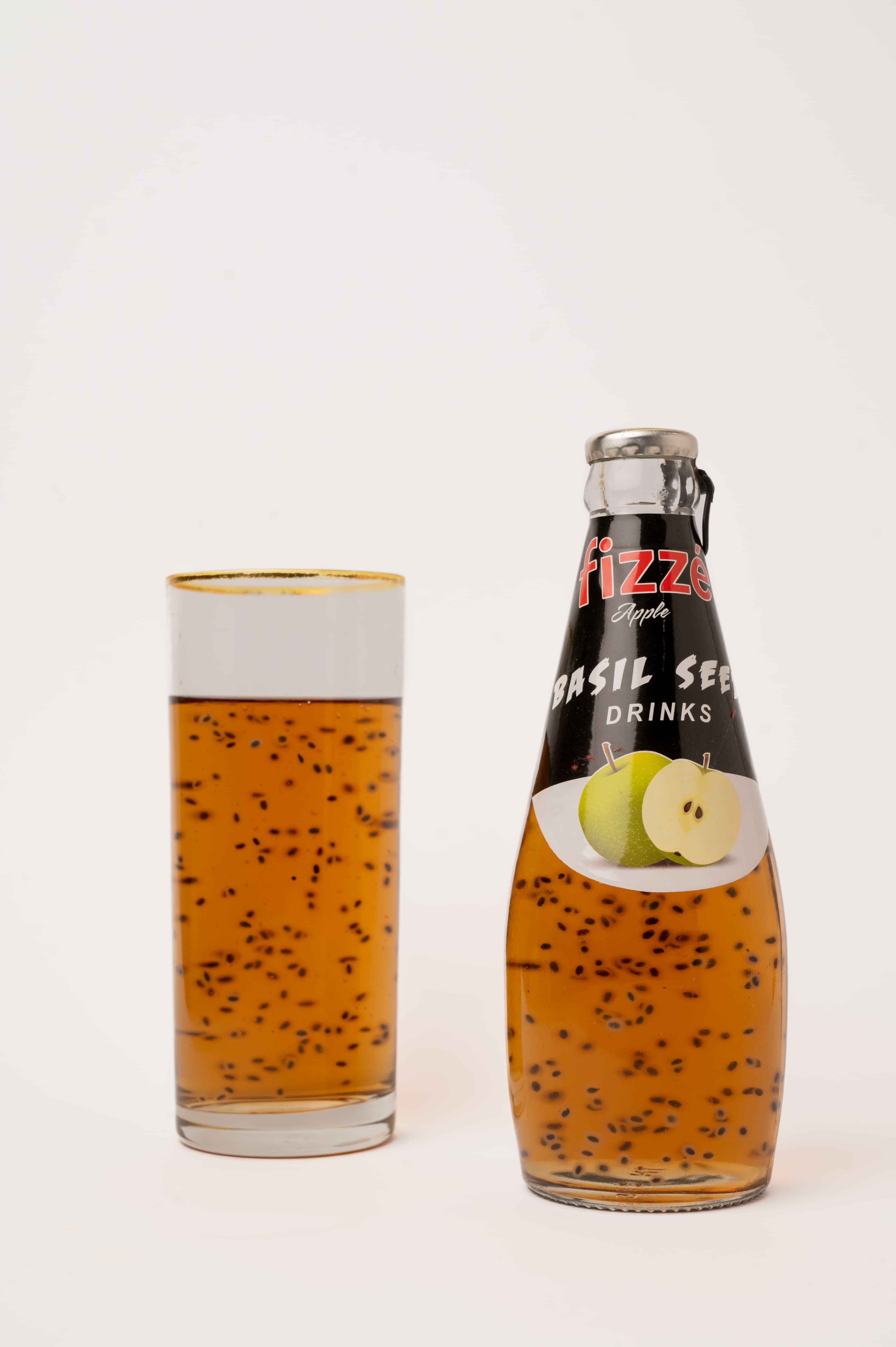 Fizzé Apple Basil Seed Drink 290ml