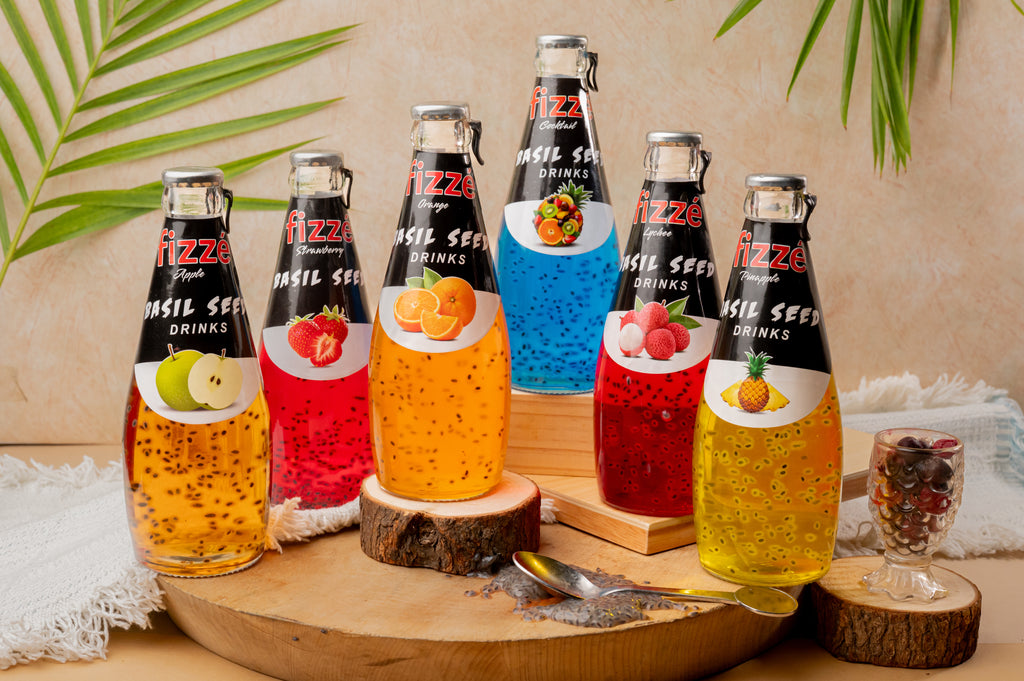 FIZZÈ Basil Seed Drink 6-Pack