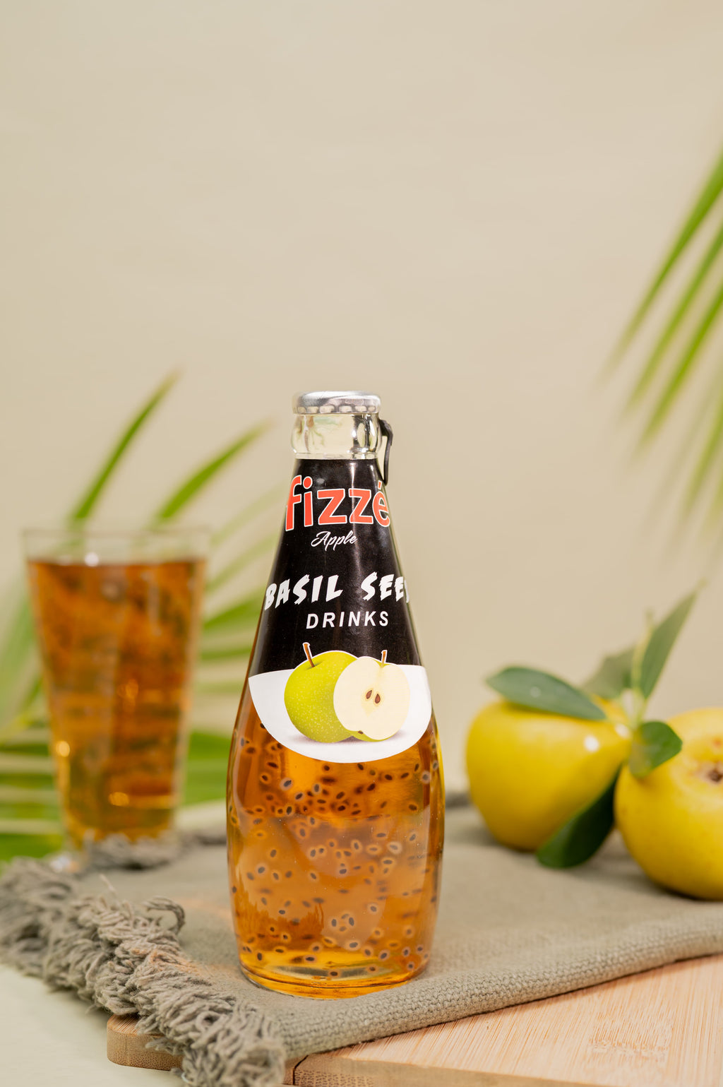 Fizzé Apple Basil Seed Drink 290ml