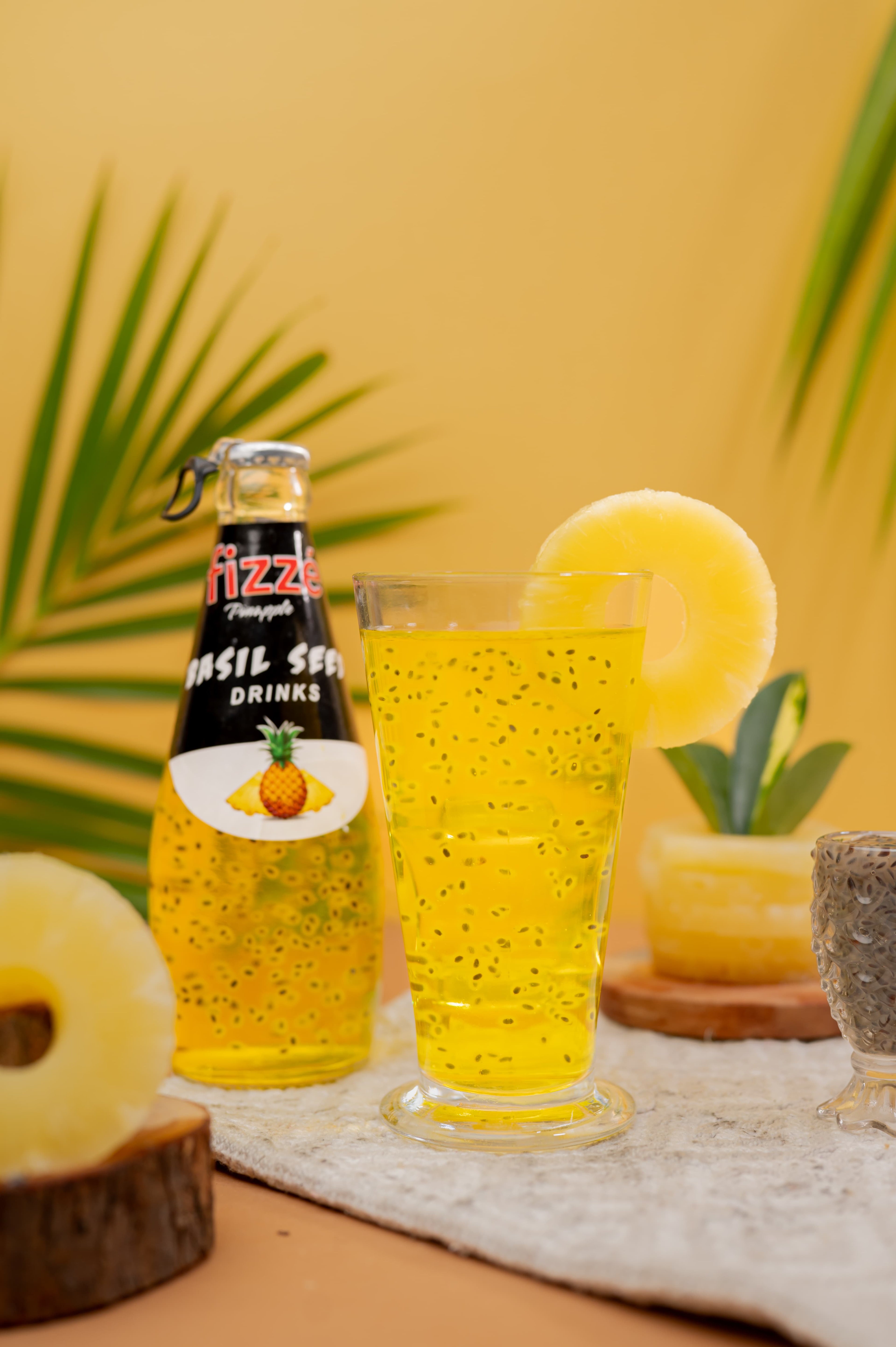 Fizzé Pineapple Basil Seed Drink 290ml