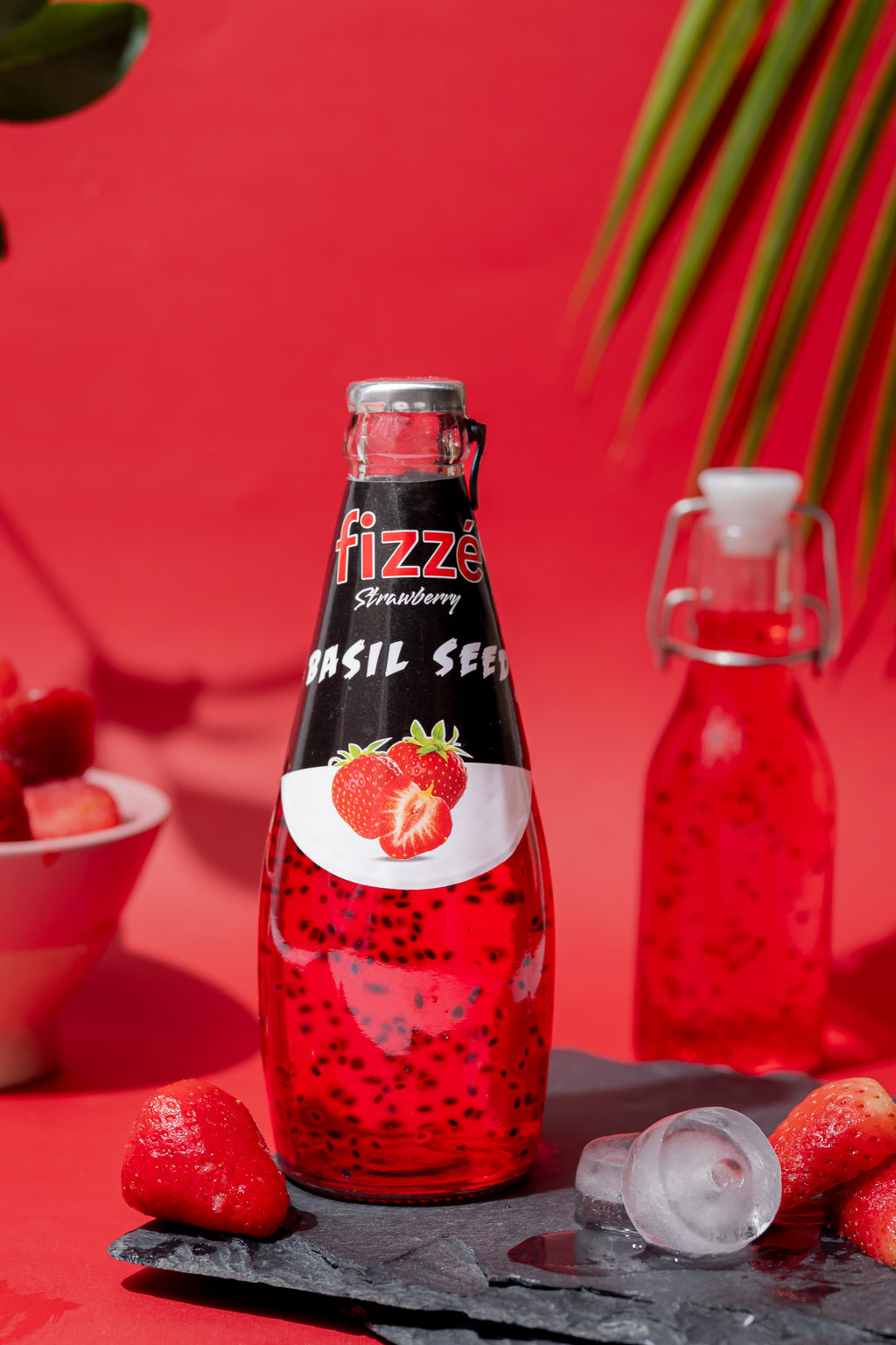 Fizzé Strawberry Basil Seed Drink 290ml